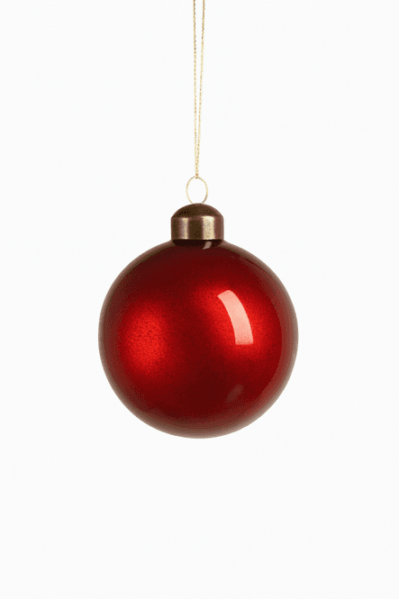 Hovedbilde Julekule rød Ø8 cm