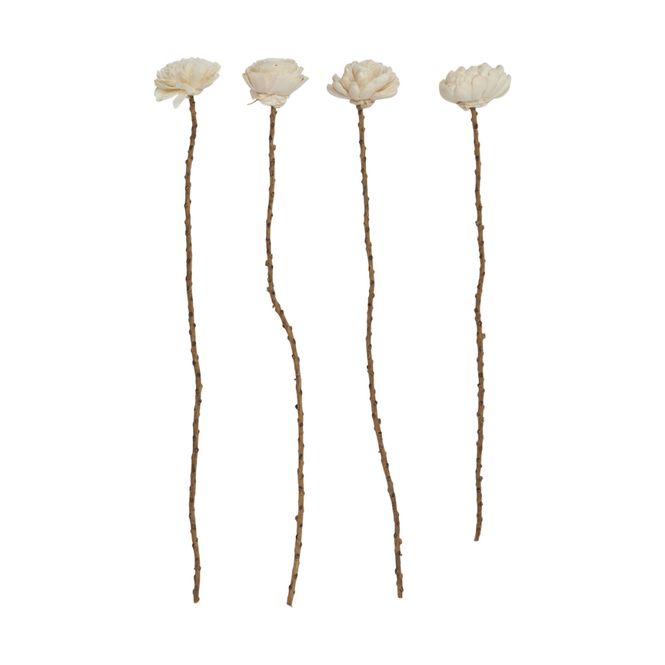 Hovedbilde Blomst stilk 4 ass 30-40 cm hvit
