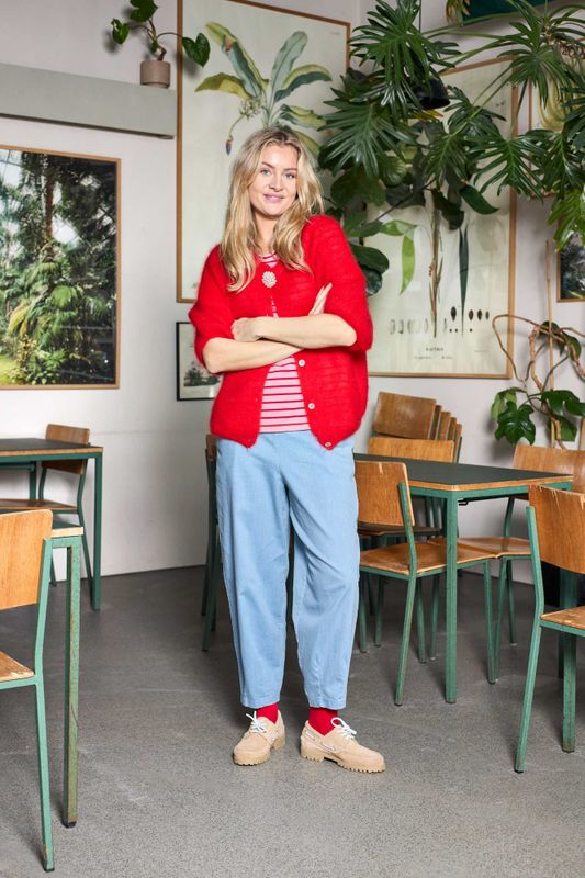 BCDENICE Denim Barrel Pant – Lys Blå