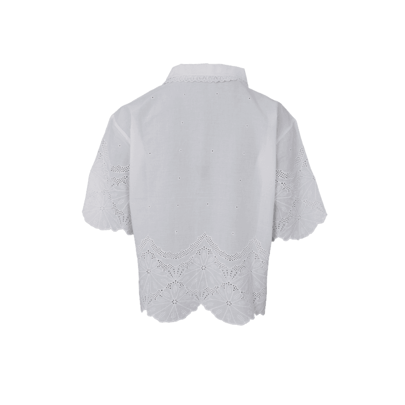 BCAGNETA Lace Blouse – Off White 