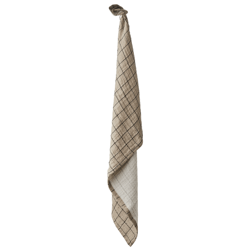 ELSA Kjøkkenhåndkle – Beige/Sort
