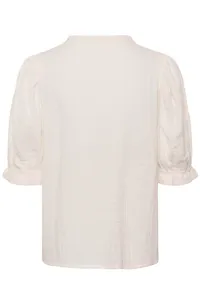 Hovedbilde CUtala Elina SS Blouse - Spring Gardenia - White