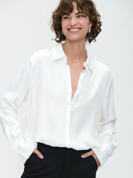 Bluse Sofi hvit, viskose