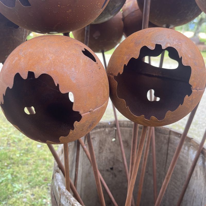 Fakkelholder rust liten 