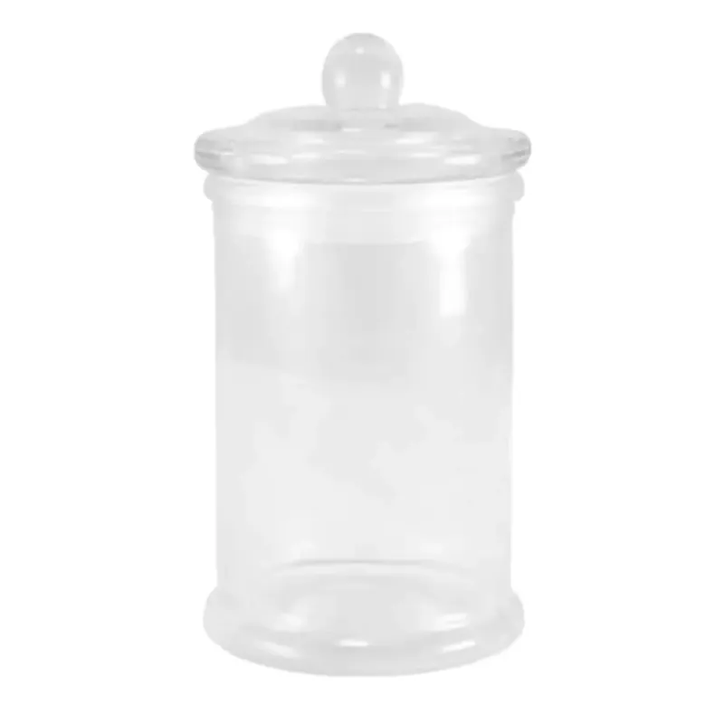 Glasskrukke med lokk medium
