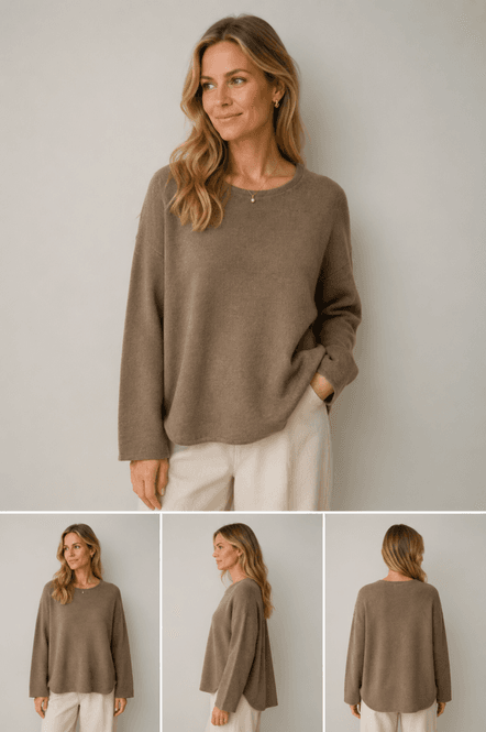 Hovedbilde Adalina genser, Dark Sand