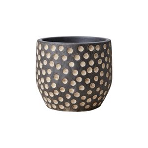 Hovedbilde CAMILLE Krukke M – Sort/Brun