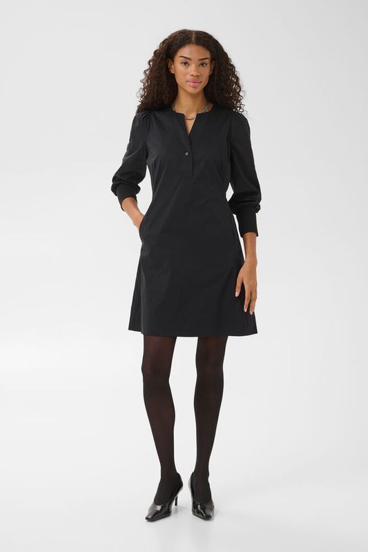 CUKIEA Antoinett kjole med ¾-ermer – black