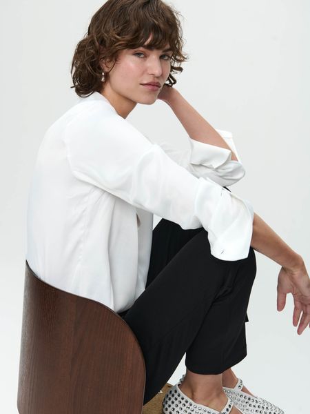 Bluse Sofi hvit, viskose