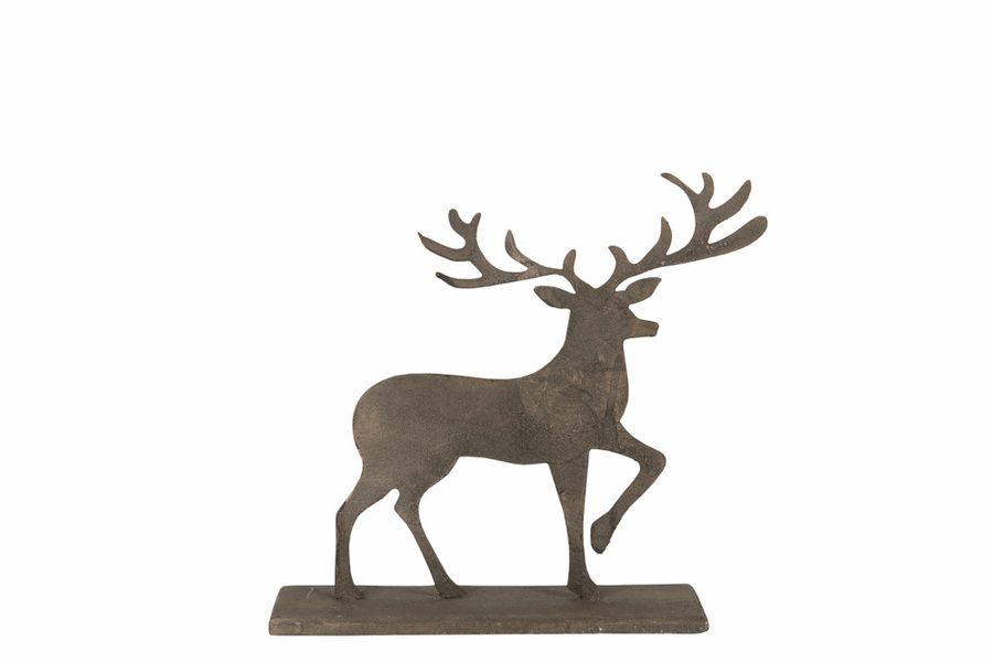 Hjort siluett metal