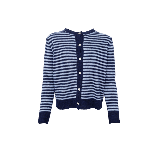 Hovedbilde BCDELL stripete cardigan – Navy
