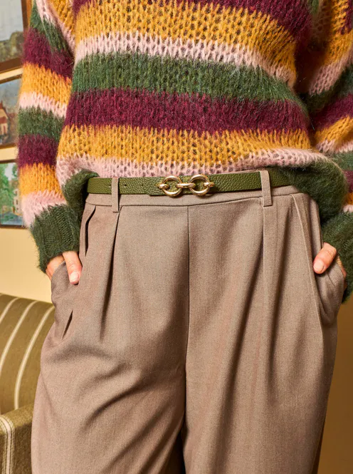 Hovedbilde BCELSA Striped Jumper – Army
