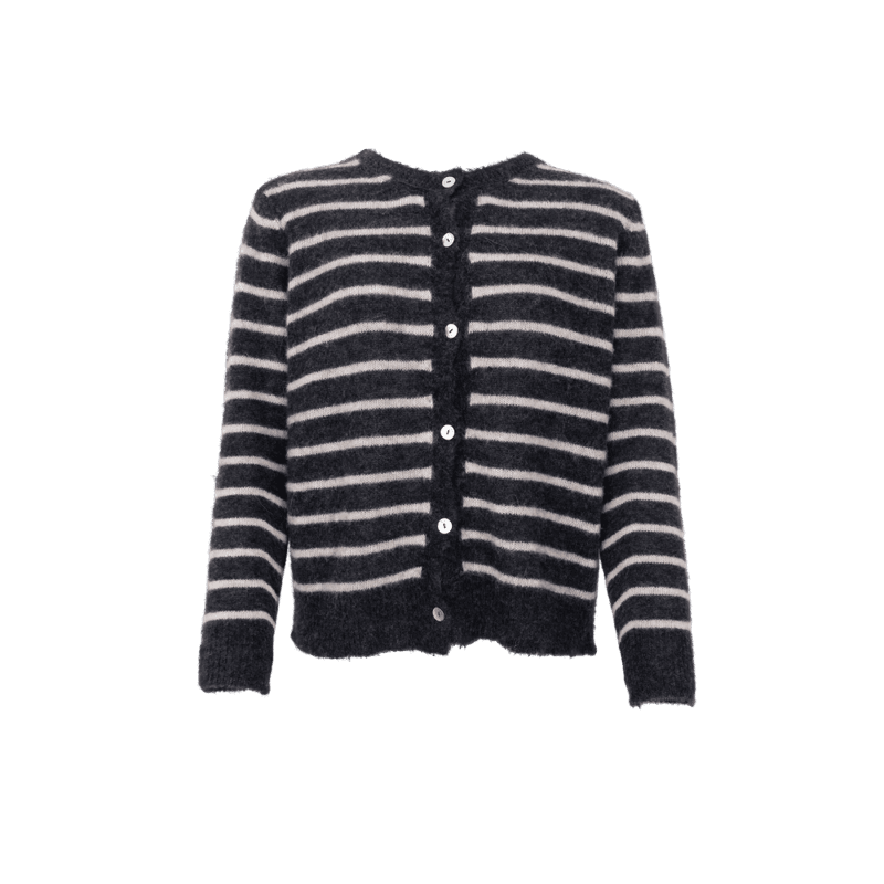 BCDell striped knite cardigan