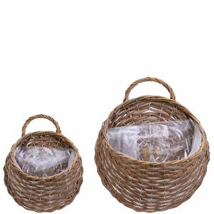 Hovedbilde ADNA korg veggkrukke – Sett &agrave; 2