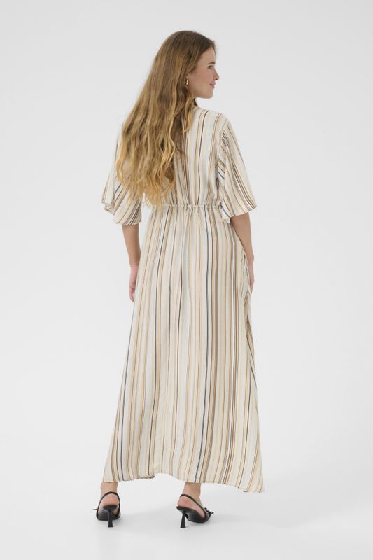 CUpella Dress – Blue/Brown Stripe